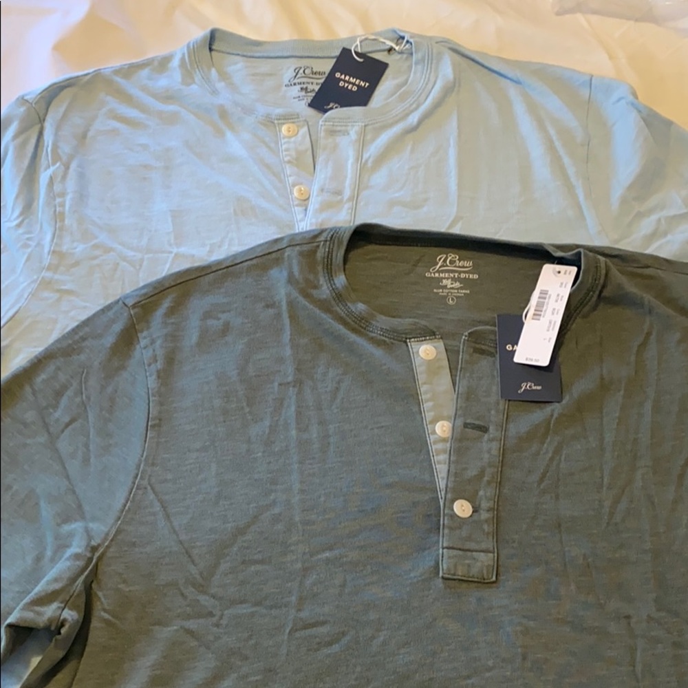 Men’s Large Jcrew Henleys